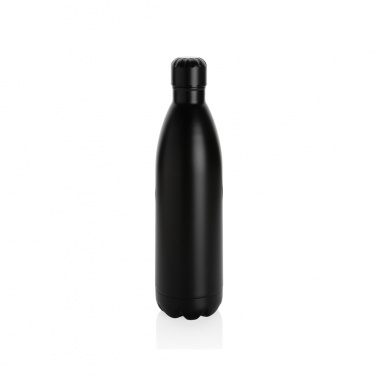 Logo trade corporate gift photo of: Solid colour vacuum stainless steel bottle 1L