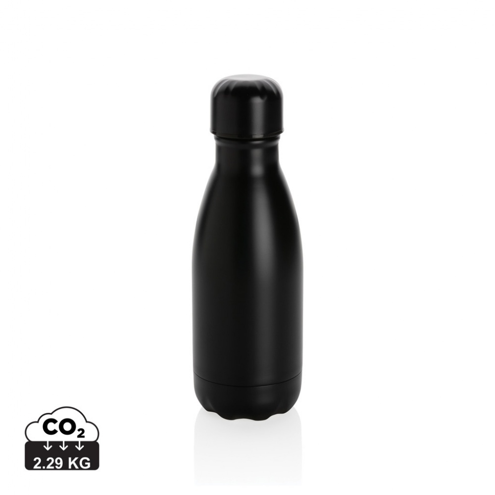 Logo trade promotional merchandise picture of: Solid colour vacuum stainless steel bottle 260ml