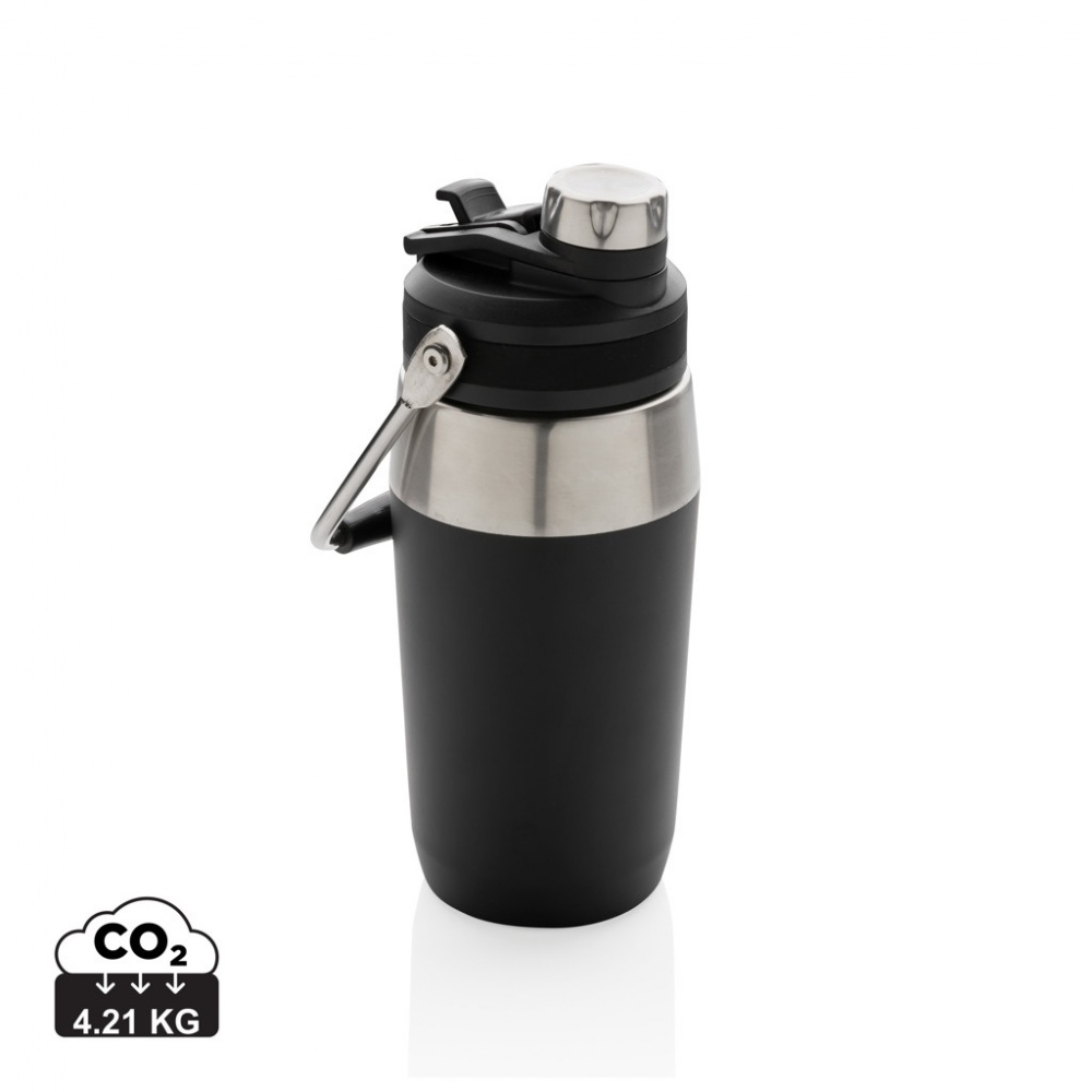 Logotrade promotional merchandise picture of: Vacuum stainless steel dual function lid bottle 500ml