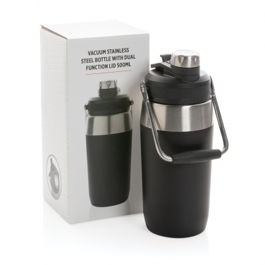 Logotrade promotional merchandise picture of: Vacuum stainless steel dual function lid bottle 500ml