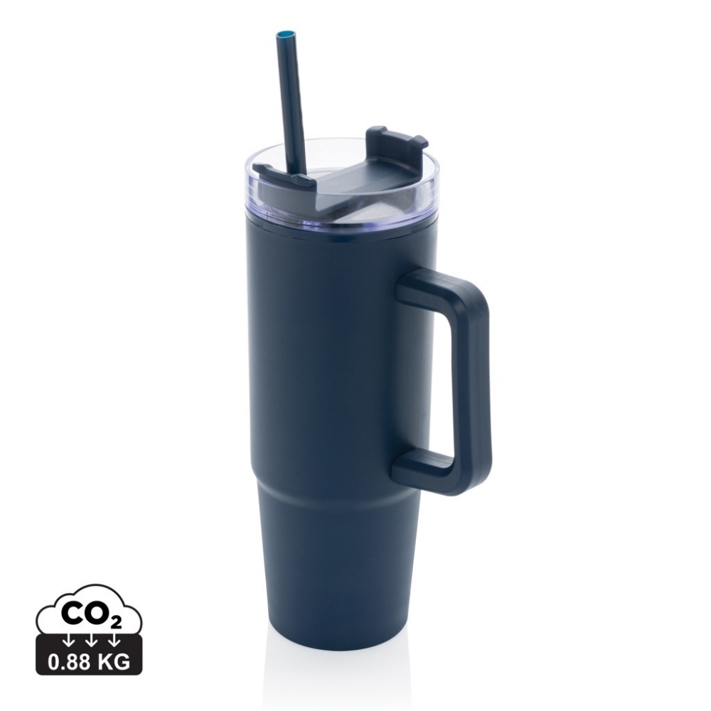 Logo trade advertising products picture of: Tana RCS plastic tumbler with handle 900ml