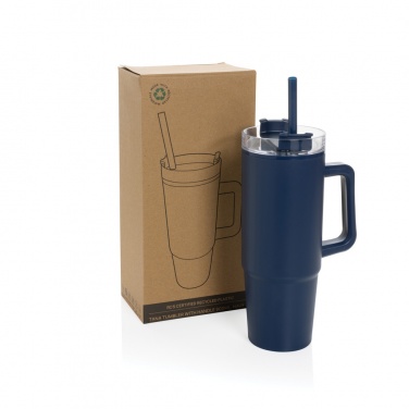 Logotrade promotional item picture of: Tana RCS plastic tumbler with handle 900ml