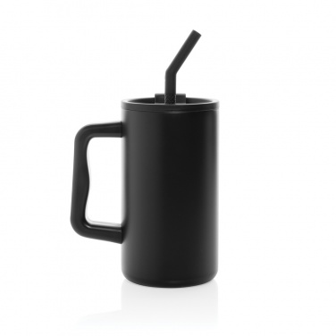 Logo trade corporate gifts image of: Cube RCS certified recycled steel mug 800ml