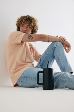 Logo trade promotional product photo of: Cube RCS certified recycled steel mug 800ml