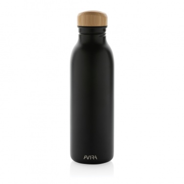 Logo trade corporate gifts image of: Avira Alcor RCS Re-steel single wall water bottle 600 ML