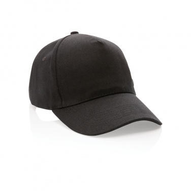 Logotrade corporate gift image of: Impact 5panel 280gr Recycled cotton cap with AWARE™ tracer