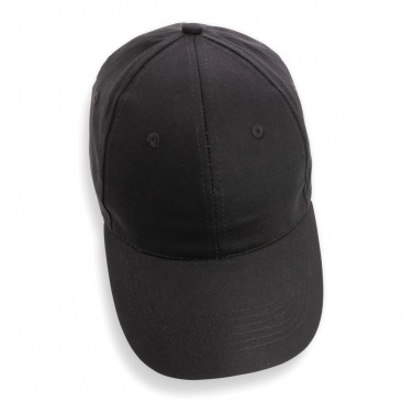 Logo trade corporate gift photo of: Impact 6 panel 190gr Recycled cotton cap with AWARE™ tracer