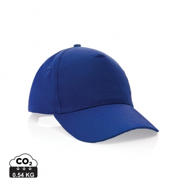 Logo trade promotional products picture of: Impact 5 panel 190gr Recycled cotton cap with AWARE™ tracer