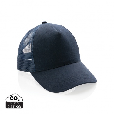 Logo trade promotional giveaways picture of: Impact AWARE™ Brushed rcotton 5 panel trucker cap 190gr