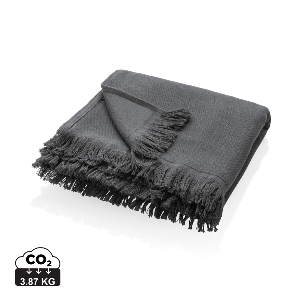 Logo trade promotional gifts picture of: Ukiyo Keiko AWARE™ solid hammam towel 100x180cm