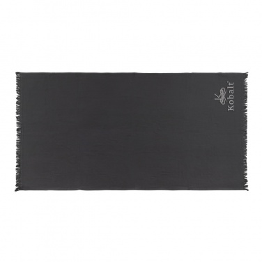 Logo trade promotional products image of: Ukiyo Keiko AWARE™ solid hammam towel 100x180cm