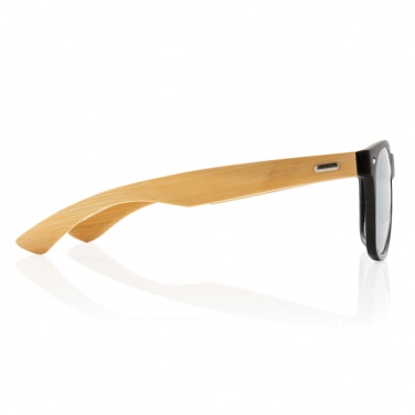 Logo trade promotional item photo of: Bamboo and RCS recycled plastic sunglasses