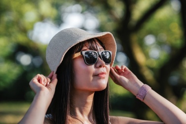 Logo trade promotional items picture of: Bamboo and RCS recycled plastic sunglasses