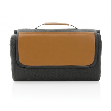 Logotrade promotional merchandise image of: Impact AWARE™ RPET picnic blanket with PU cover