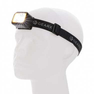Logo trade promotional giveaway photo of: Gear X RCS rPlastic heavy duty head torch