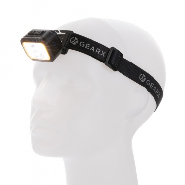 Logotrade promotional giveaway picture of: Gear X RCS rPlastic heavy duty head torch