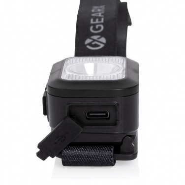 Logotrade promotional products photo of: Gear X RCS rPlastic heavy duty head torch