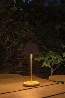 Logotrade corporate gifts photo of: Pure Glow RCS usb-rechargeable recycled plastic table lamp