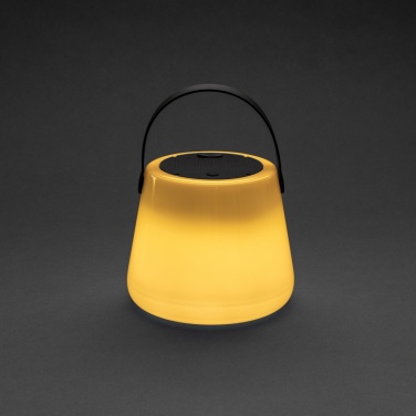 Logo trade promotional giveaways image of: SolarGlow RCS recycled ABS USB-rechargeable outdoor light