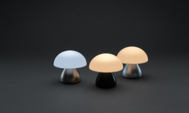 Logo trade business gifts image of: Luming RCS recycled plastic USB re-chargeable table lamp