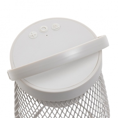 Logo trade promotional giveaway photo of: Aurora RCS recycled plastic USB re-chargeable table lamp