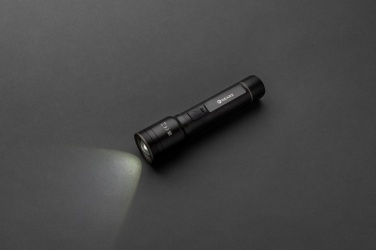 Logo trade promotional product photo of: RCS recycled aluminum USB-rechargeable heavy duty torch