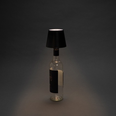 Logo trade promotional merchandise photo of: BottleGlow RCS recycled plastic bottle lamp