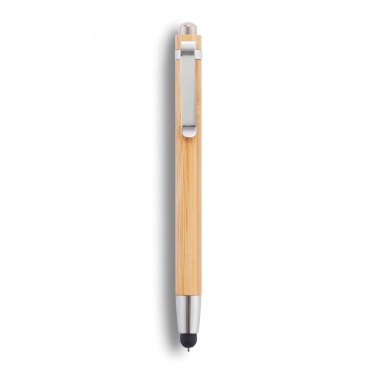 Logo trade promotional merchandise photo of: Bamboo stylus pen