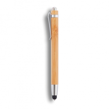 Logo trade promotional merchandise photo of: Bamboo stylus pen