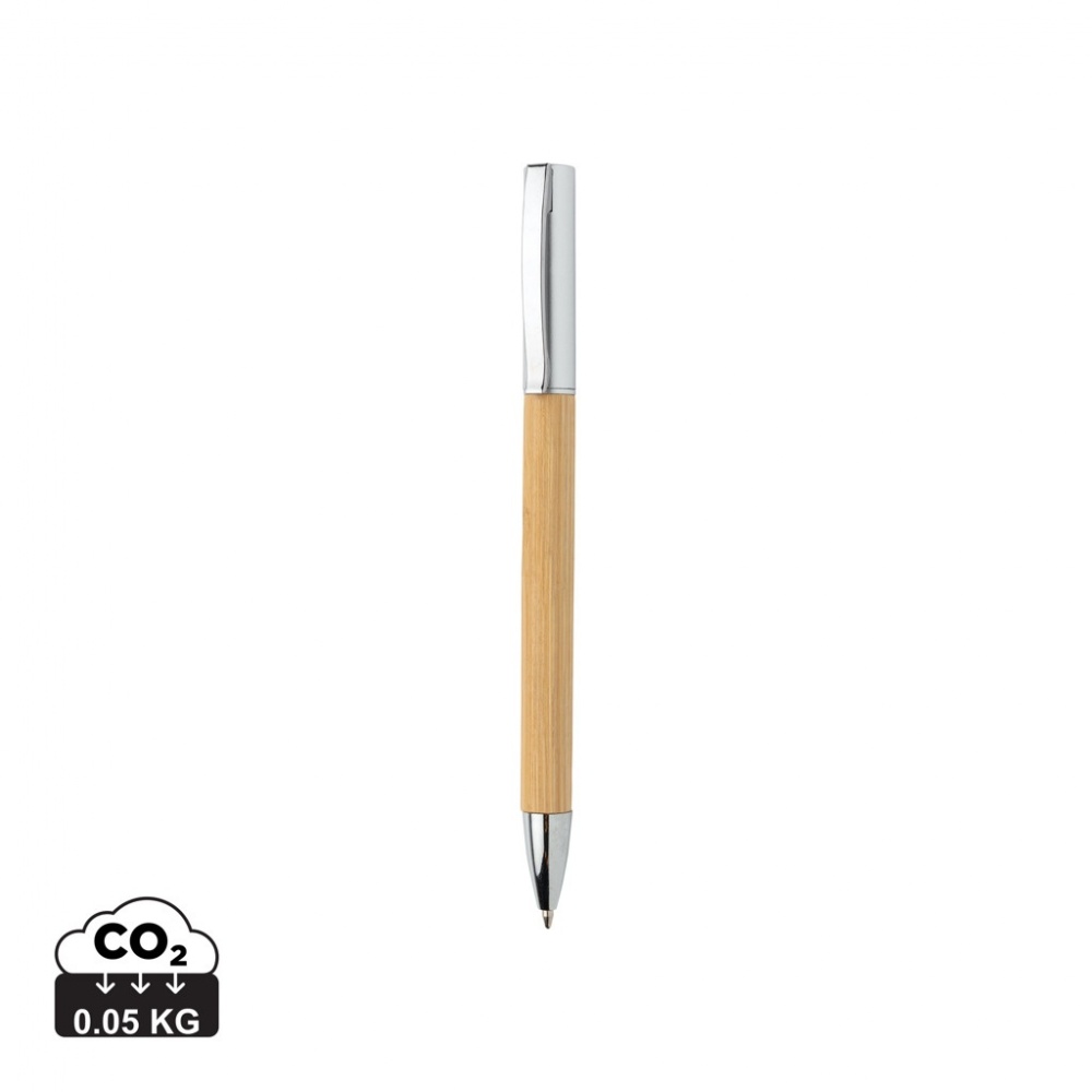 Logo trade promotional products picture of: Modern bamboo pen