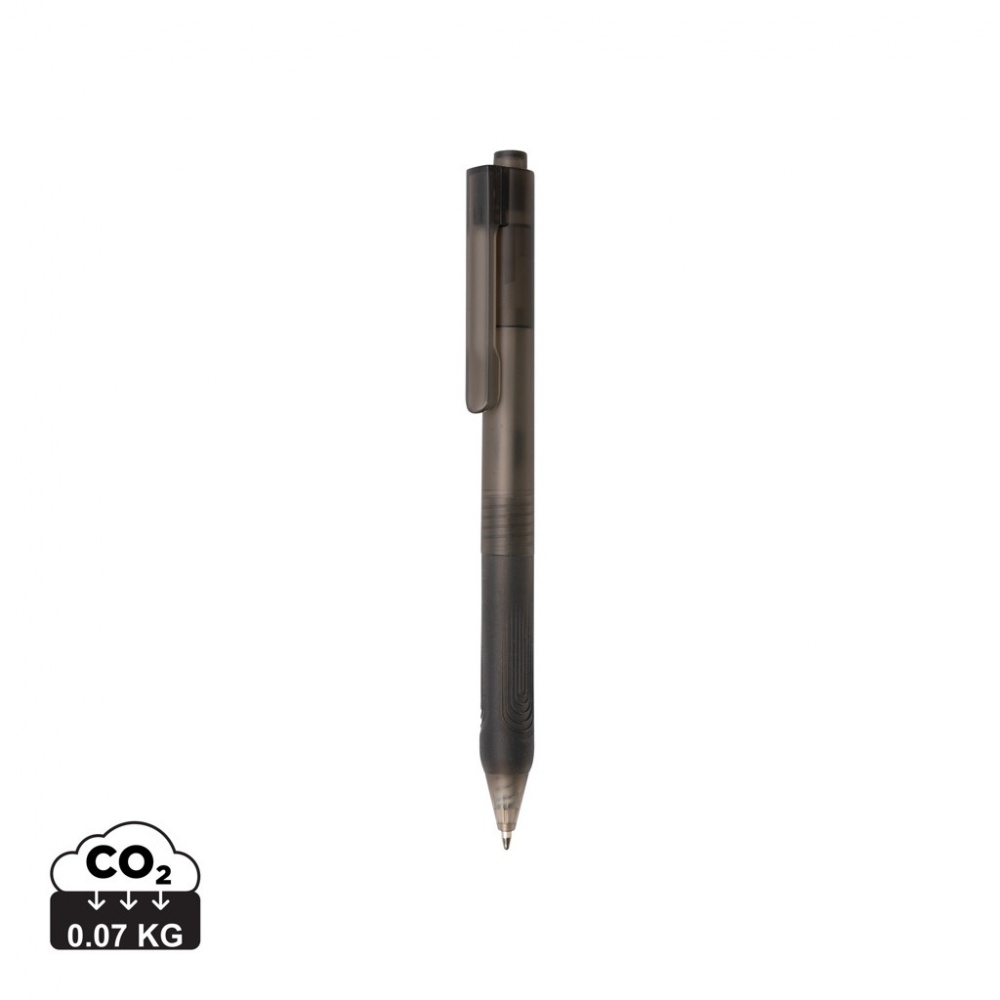 Logotrade promotional merchandise photo of: X9 frosted pen with silicone grip