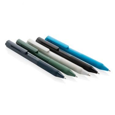 Logo trade promotional giveaways picture of: X9 solid pen with silicone grip