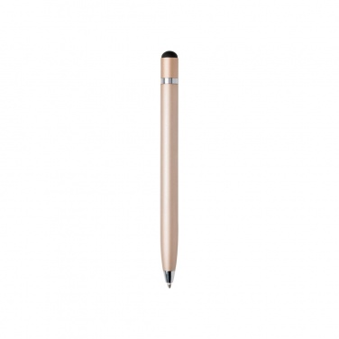 Logo trade promotional giveaways picture of: Simplistic metal pen
