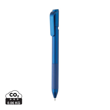 Logo trade promotional gifts image of: TwistLock GRS certified recycled ABS pen
