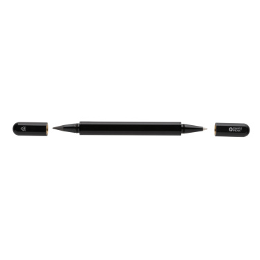 Logotrade promotional products photo of: Swiss Peak Storm RCS recycled aluminum dual tip pen