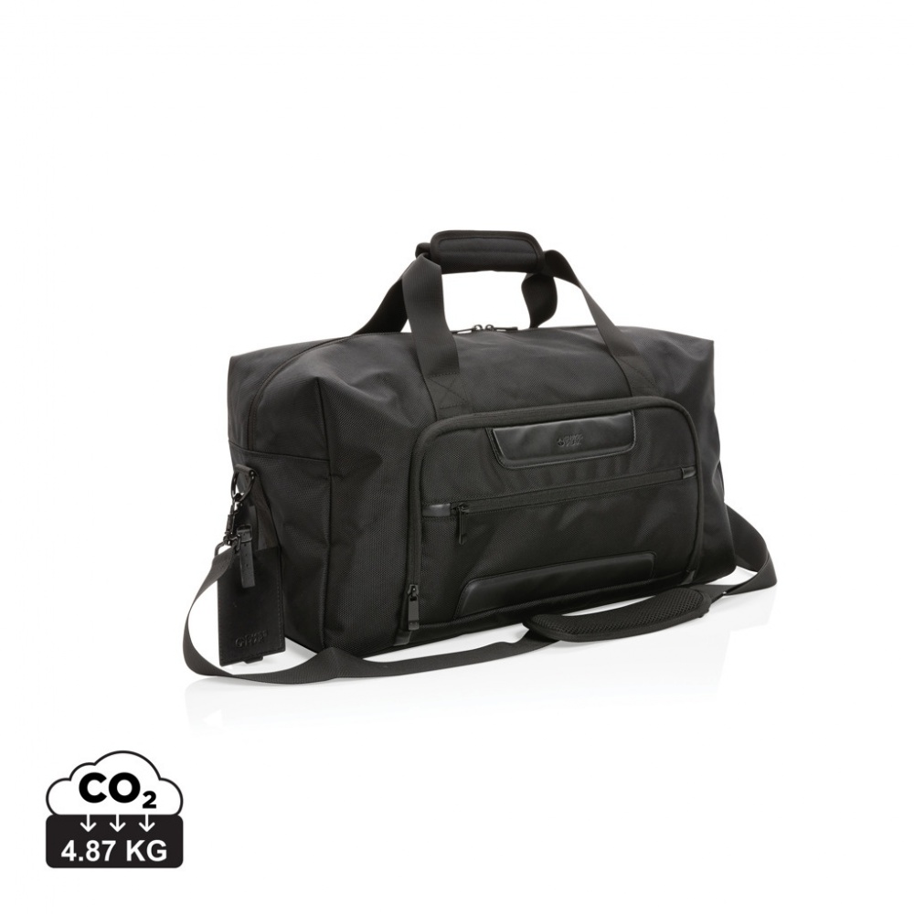 Logotrade promotional item picture of: Swiss Peak AWARE™ RPET Voyager weekend bag