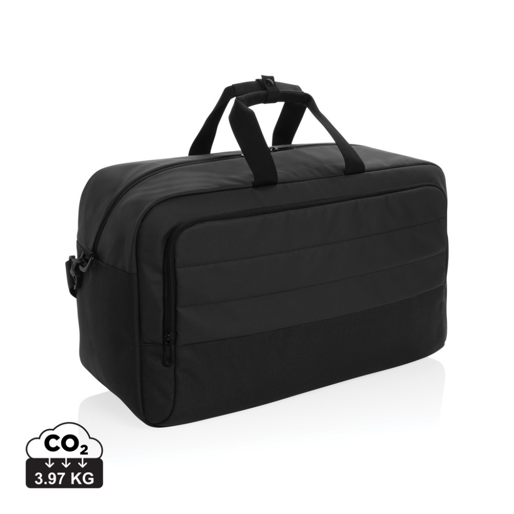 Logo trade corporate gifts picture of: Armond AWARE™ RPET weekend duffel bag