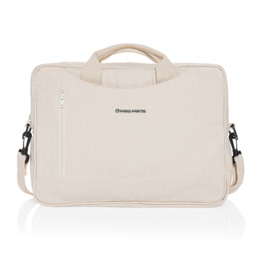 Logo trade advertising products picture of: Laluka AWARE™ recycled cotton 15.4 inch laptop bag