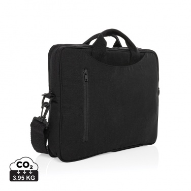 Logotrade promotional product picture of: Laluka AWARE™ recycled cotton 15.4 inch laptop bag