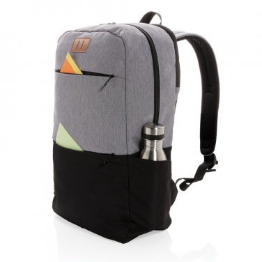 Logo trade business gift photo of: Modern 15.6" USB & RFID laptop backpack PVC free