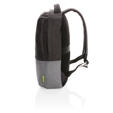 Logo trade corporate gifts image of: Duo colour RPET 15.6" RFID laptop backpack PVC free