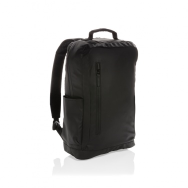 Logotrade corporate gift image of: Fashion black 15.6" laptop backpack PVC free