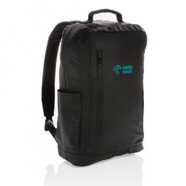 Logo trade promotional merchandise photo of: Fashion black 15.6" laptop backpack PVC free