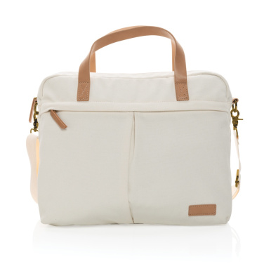 Logo trade advertising products picture of: Impact AWARE™ 16 oz. recycled canvas laptop bag