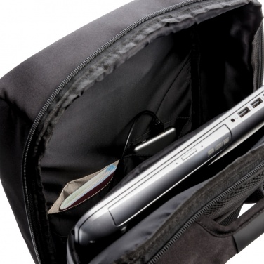 Logotrade promotional merchandise photo of: Swiss Peak 15" anti-theft RFID & USB backpack PVC free