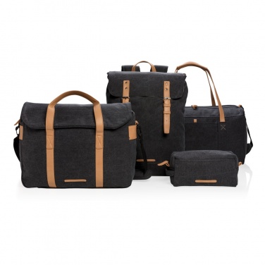 Logo trade corporate gifts picture of: Canvas laptop backpack PVC free