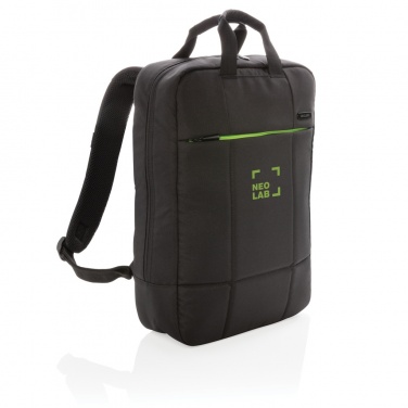 Logo trade promotional merchandise picture of: Soho business RPET 15.6" laptop backpack PVC free