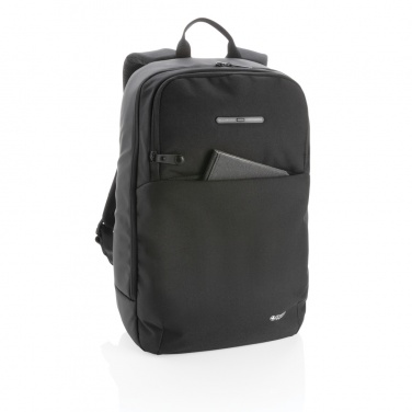 Logo trade business gift photo of: Swiss Peak laptop backpack with UV-C steriliser pocket