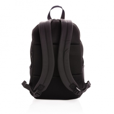 Logo trade promotional products image of: Smooth PU 15.6"laptop backpack