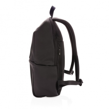 Logo trade promotional products image of: Smooth PU 15.6"laptop backpack